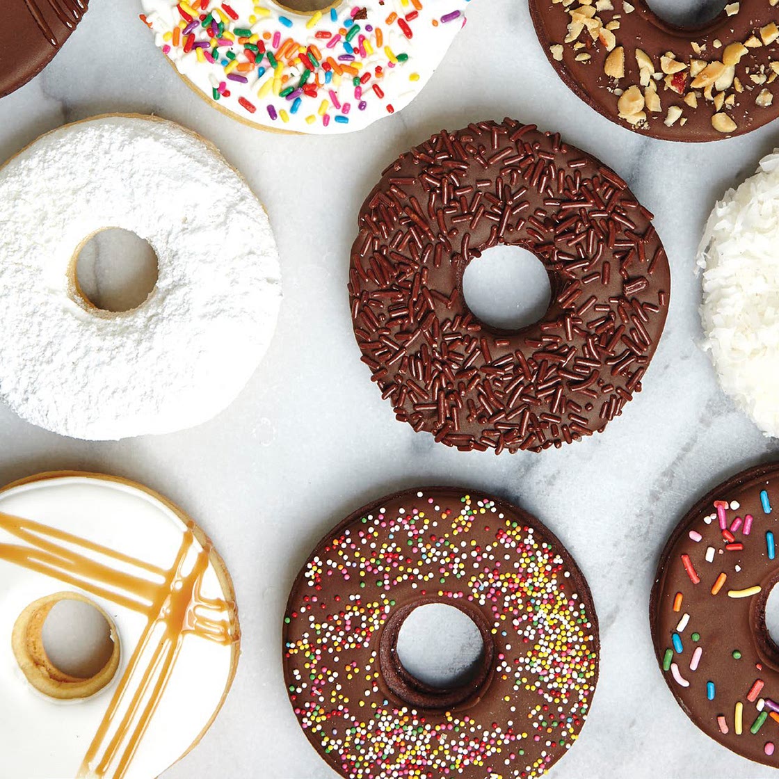 Chocolate Doughnut Cookies