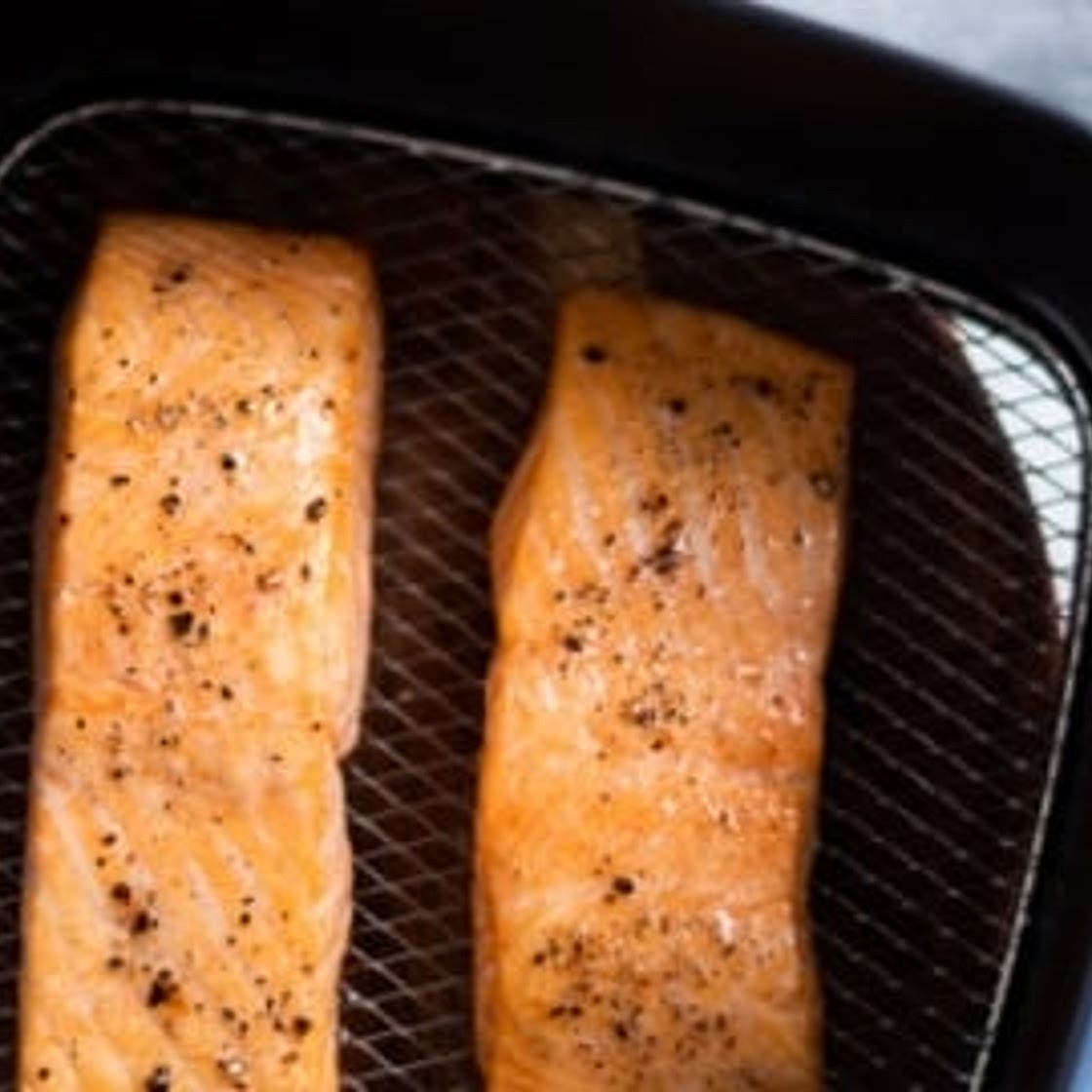 Healthy Air Fryer Baked Salmon