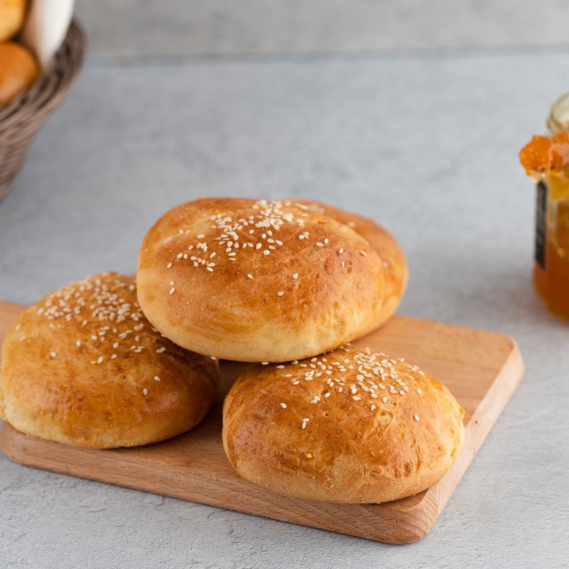 Buttery Brioche Hamburger Buns