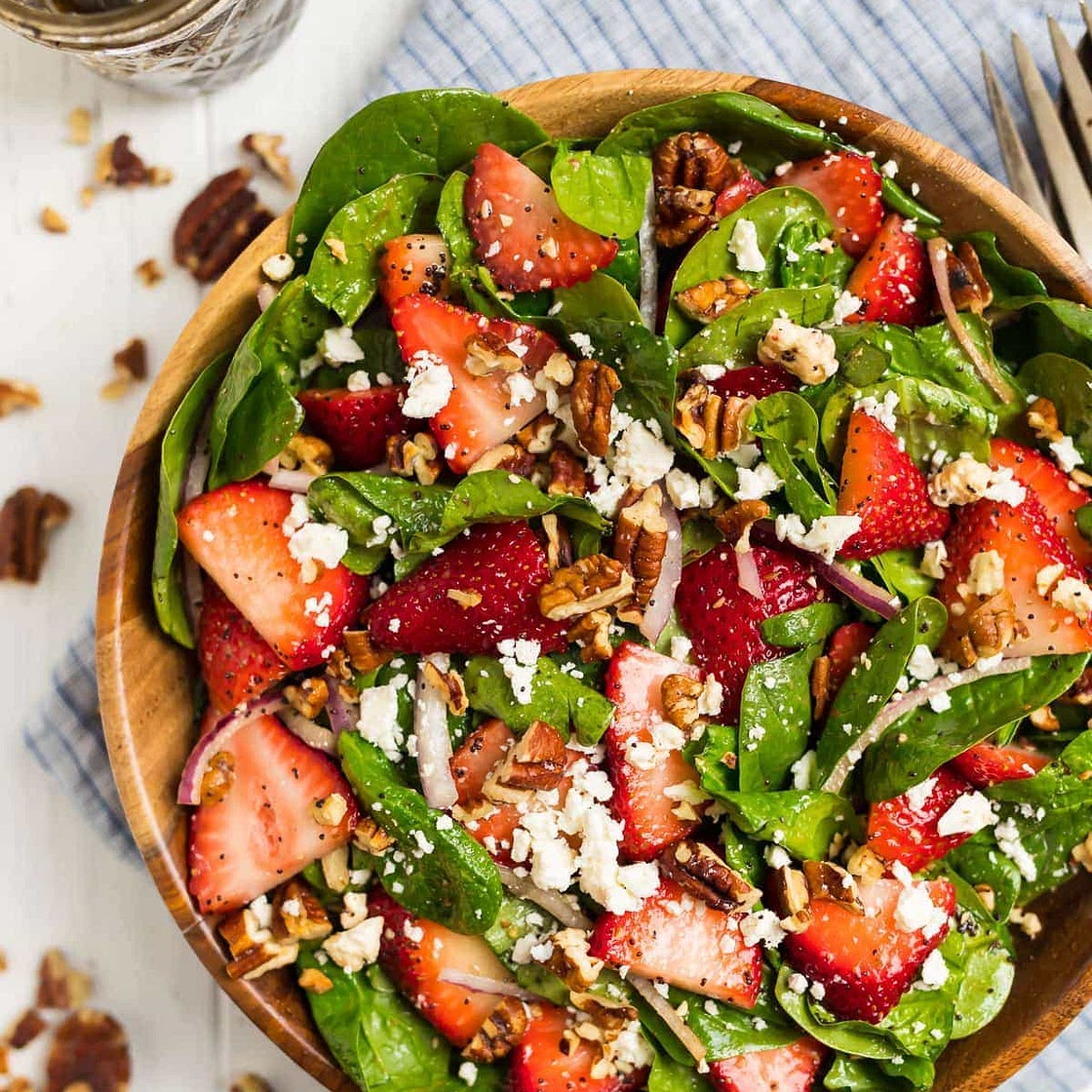 Spinach Strawberry Salad