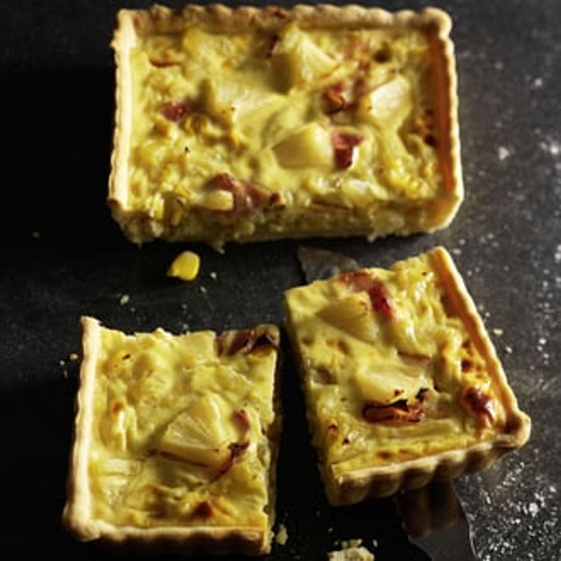 Ananas-Speck-Quiche