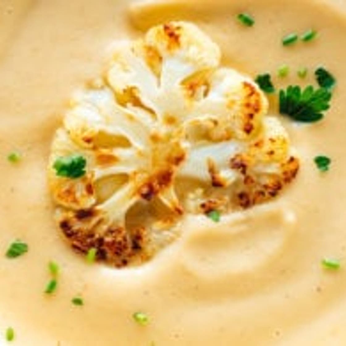 Creamy Roasted Cauliflower Soup