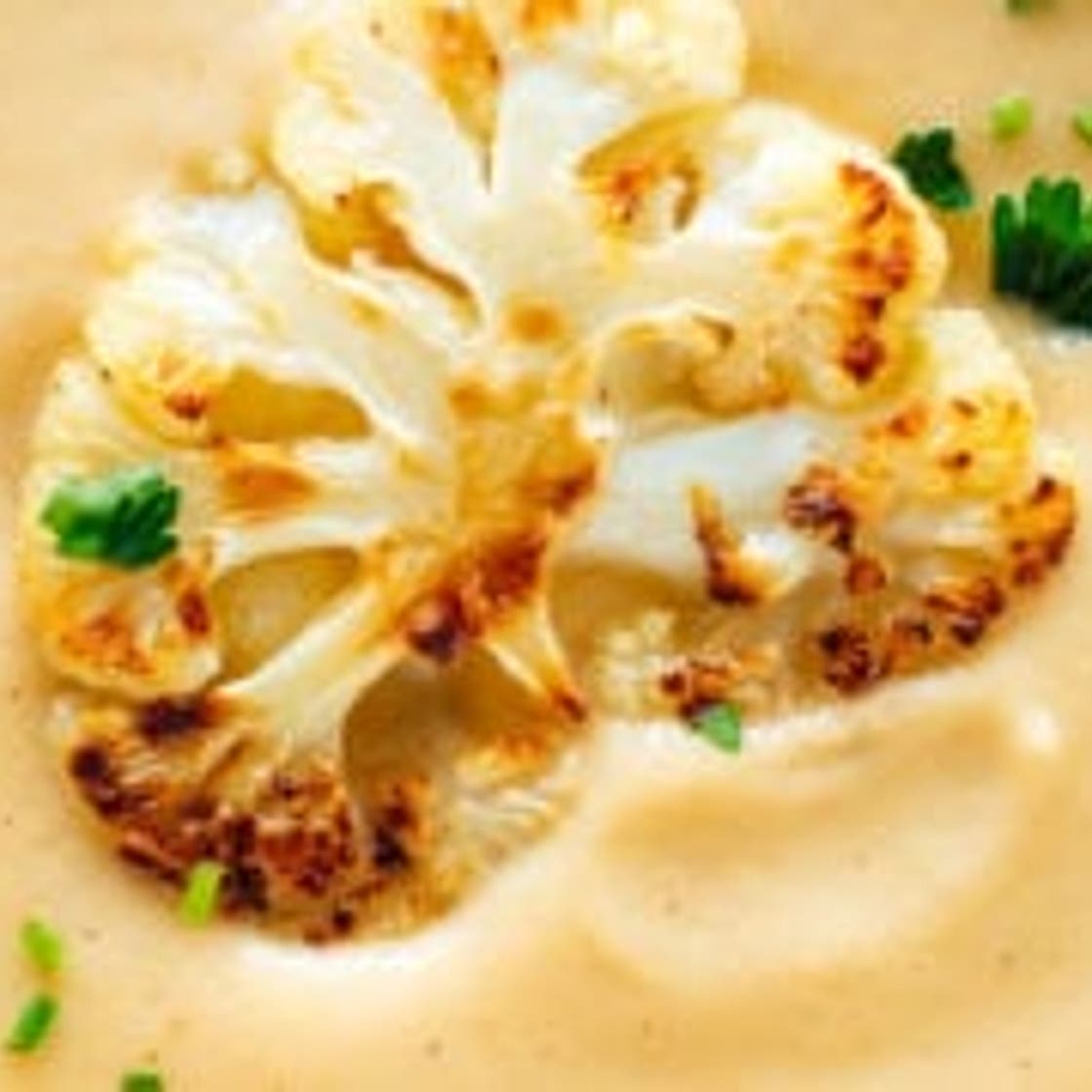 Creamy Roasted Cauliflower Soup