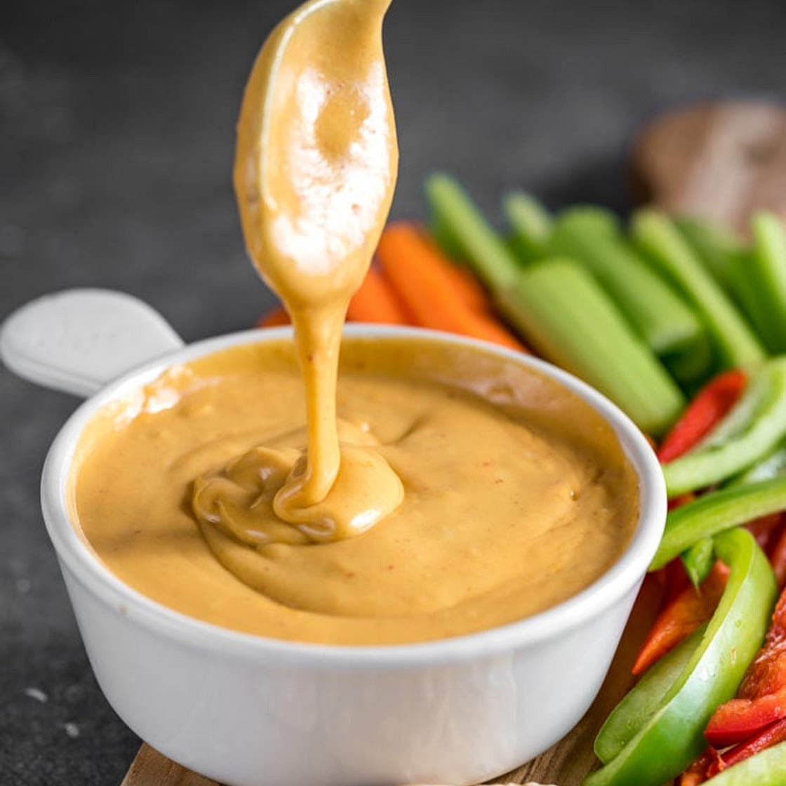 The Best Vegan Chipotle Cheddar Cheese Sauce (Healthy & Oil-free)