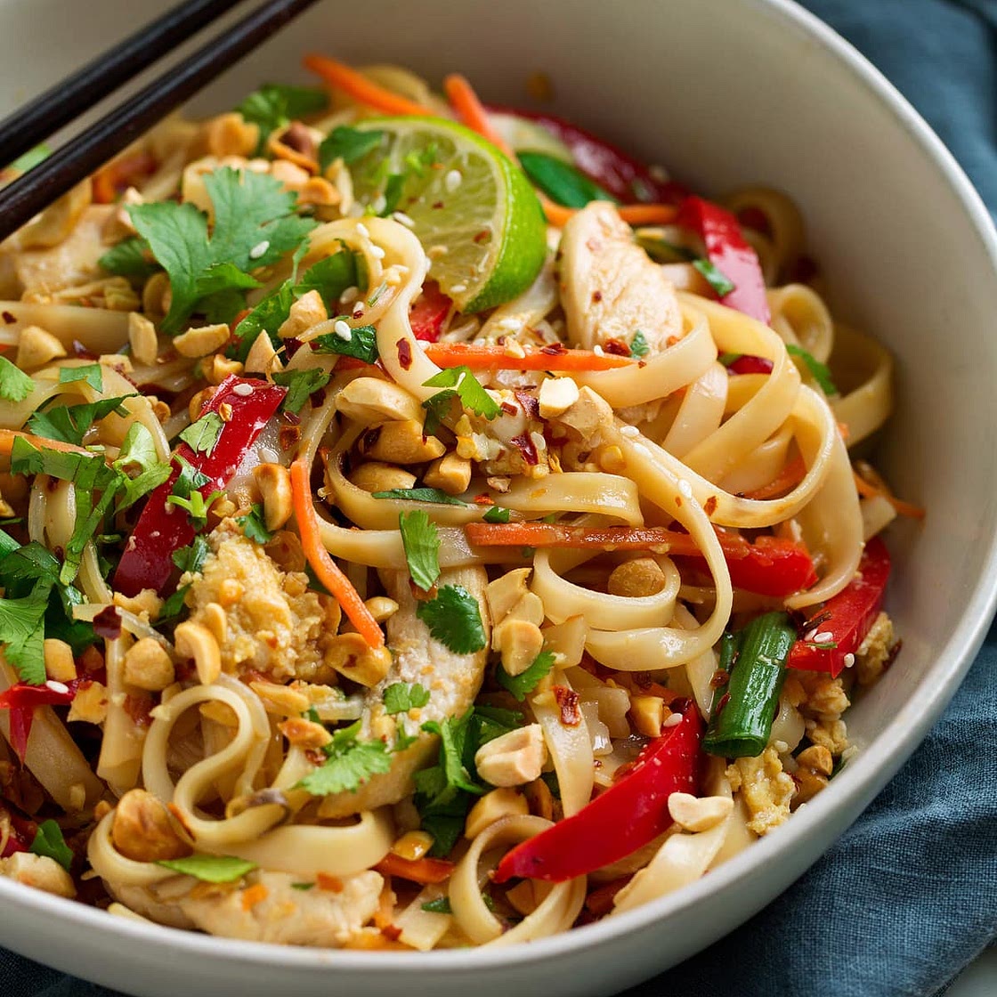 Pad Thai (with Chicken or Shrimp)