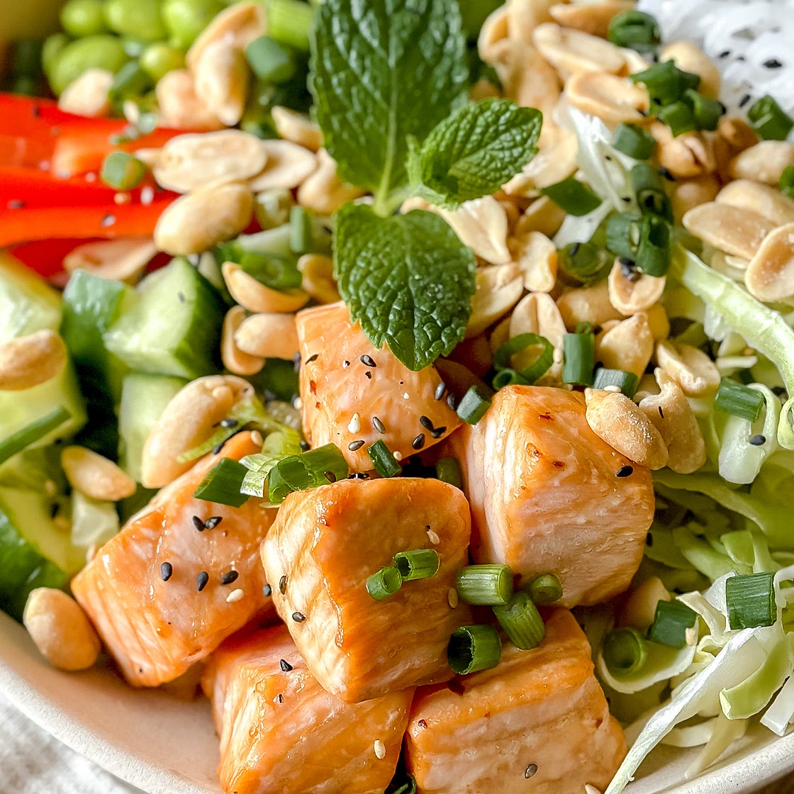 Air Fryer Salmon Bites