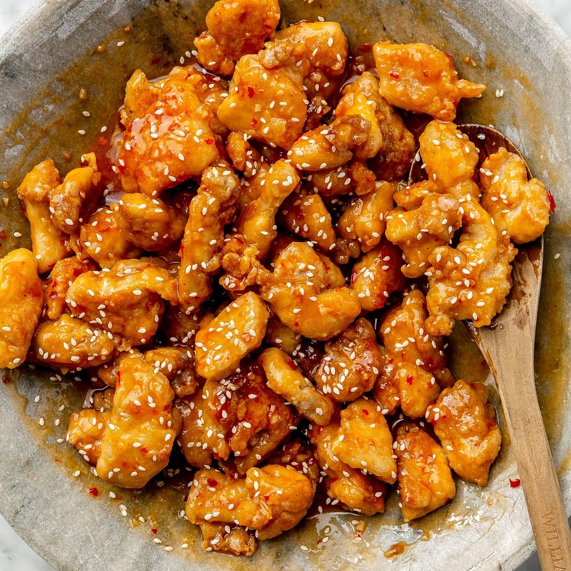 Crispy General Tso's Chicken (Oven & Air Fryer Method!)