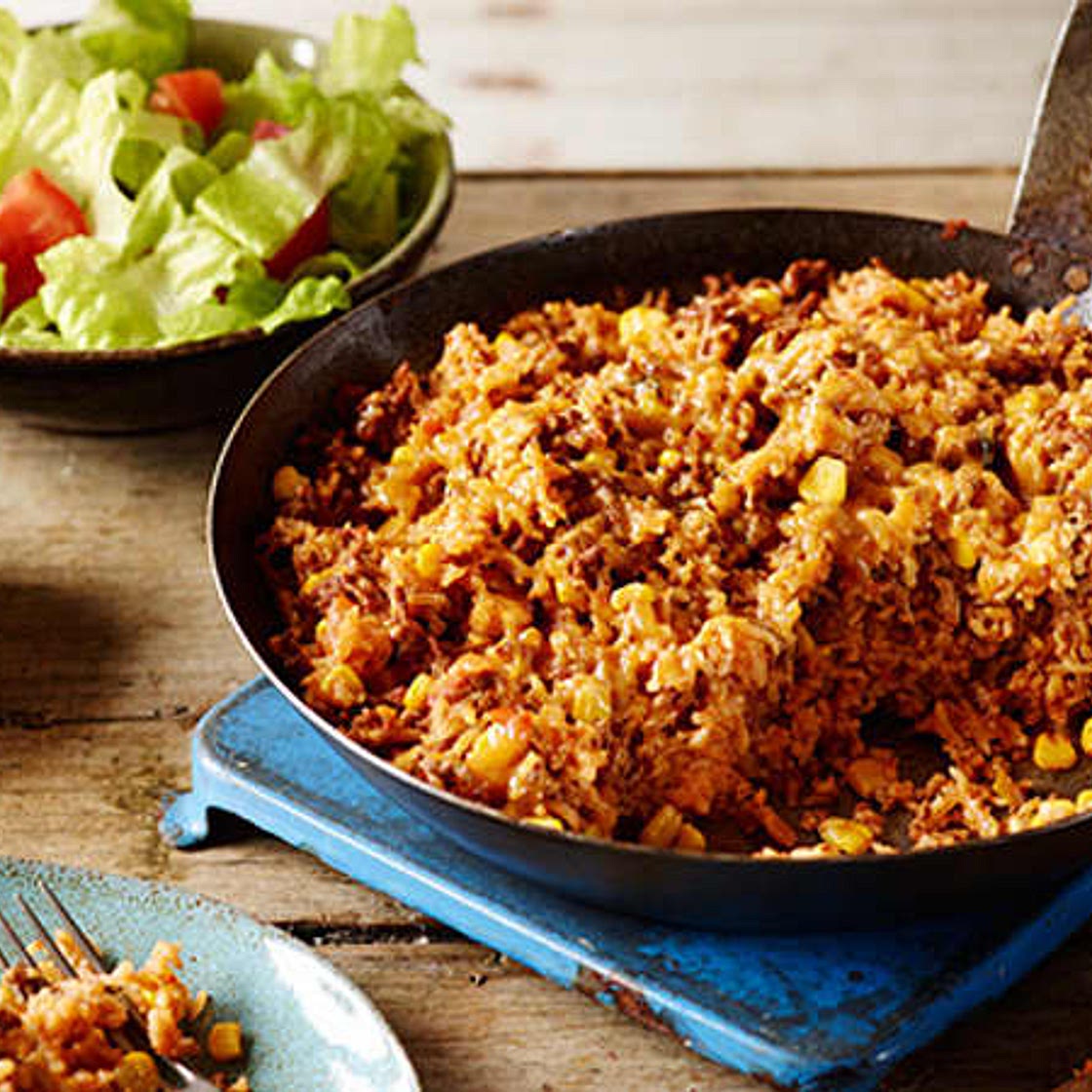 Beef Taco Rice Pan