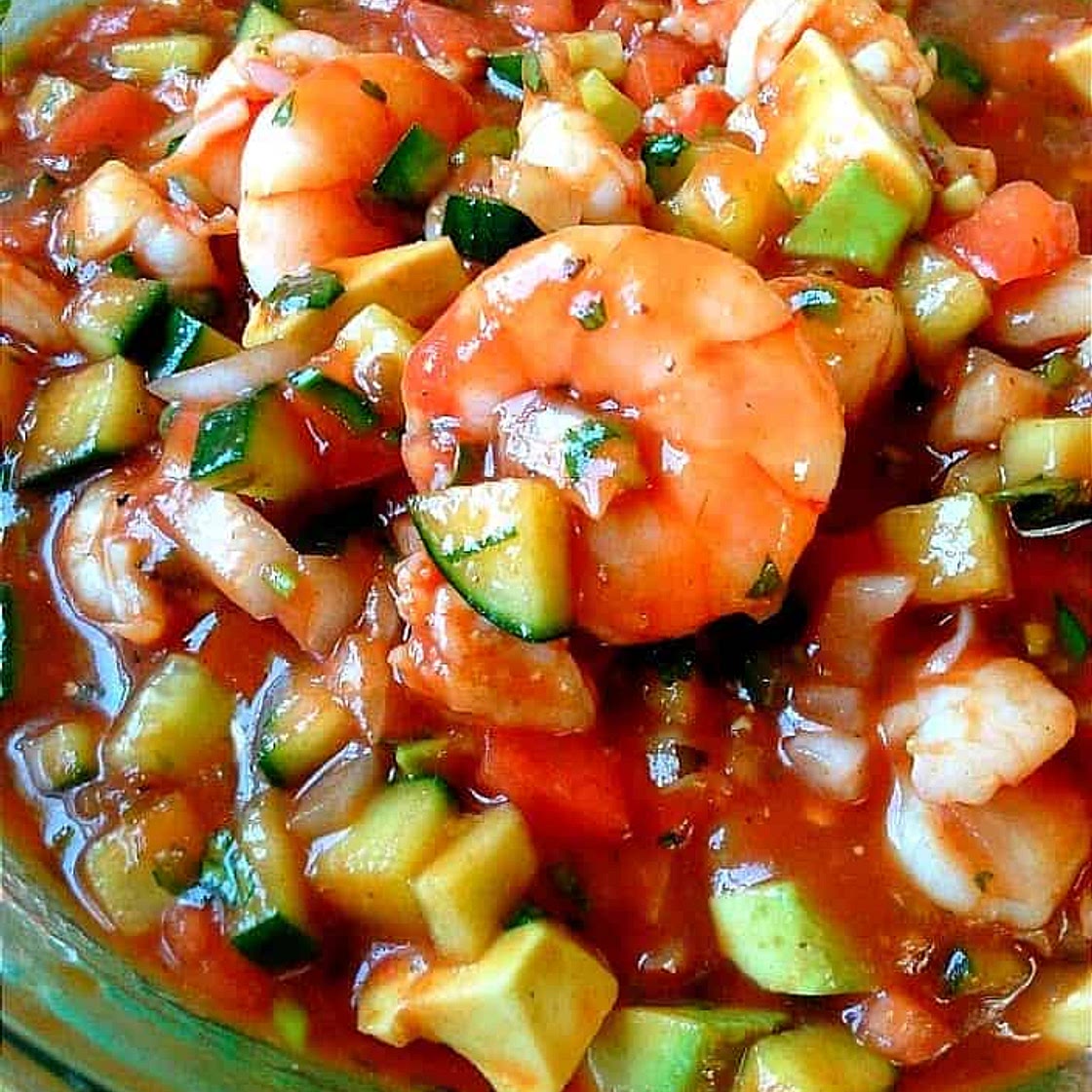 Coctel de Camarones-Mexican Shrimp Cocktail