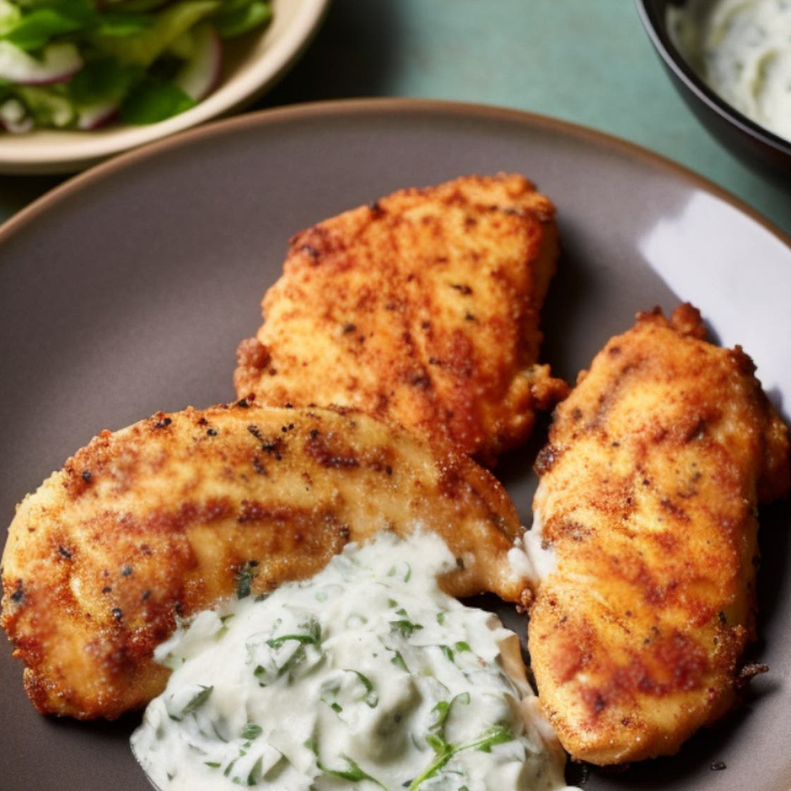Mary Berry Chicken Escalopes with Tzatziki