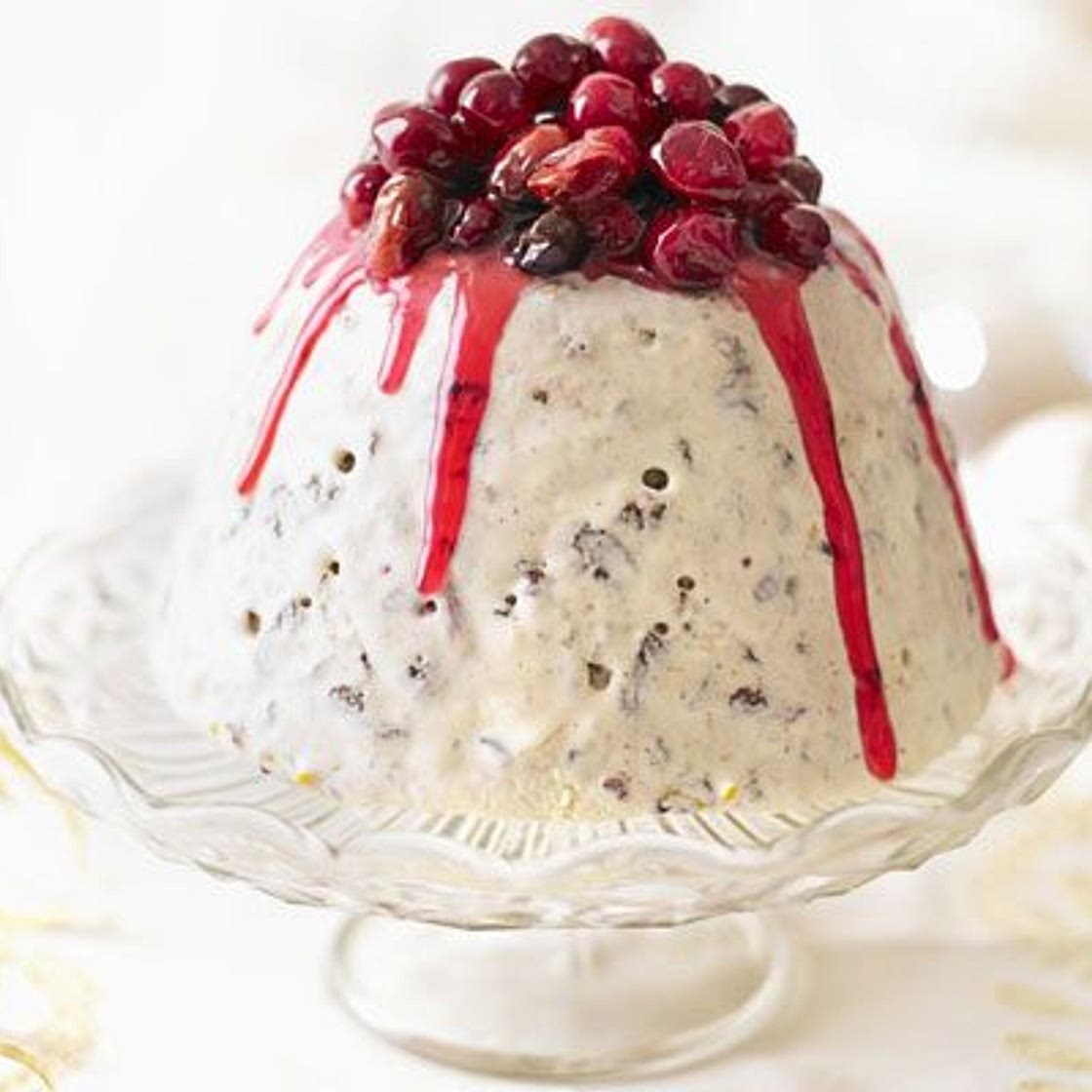 Christmas pudding ice cream