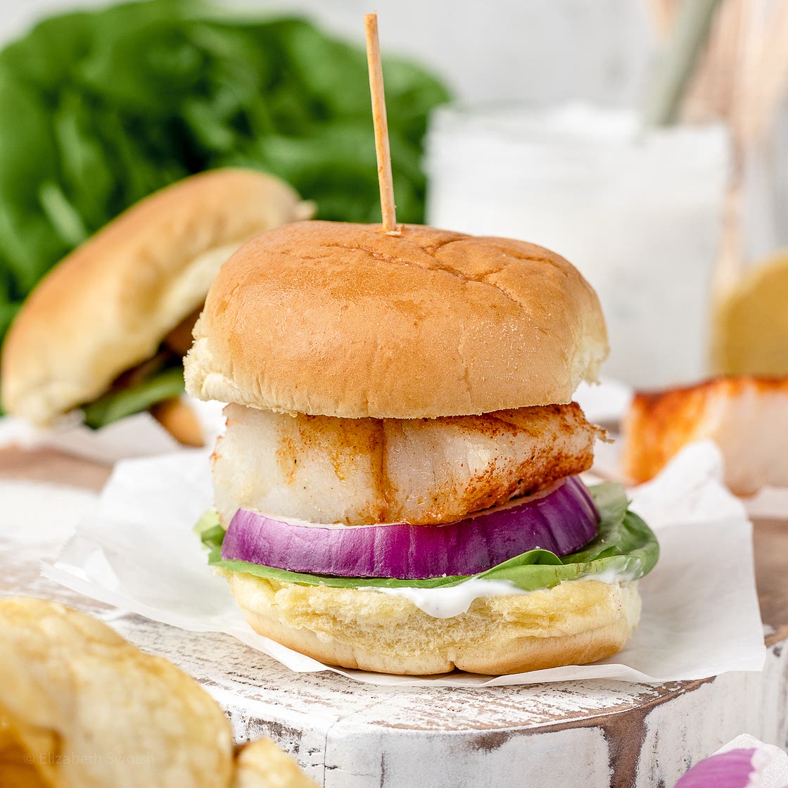 Baked Cod Fish Sliders