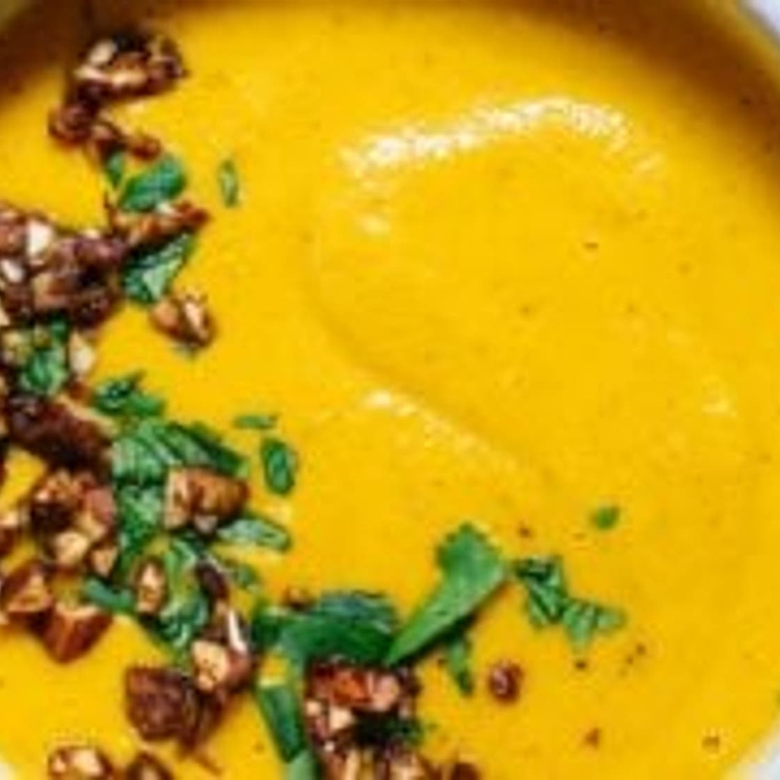 Creamy Thai Carrot Sweet Potato Soup