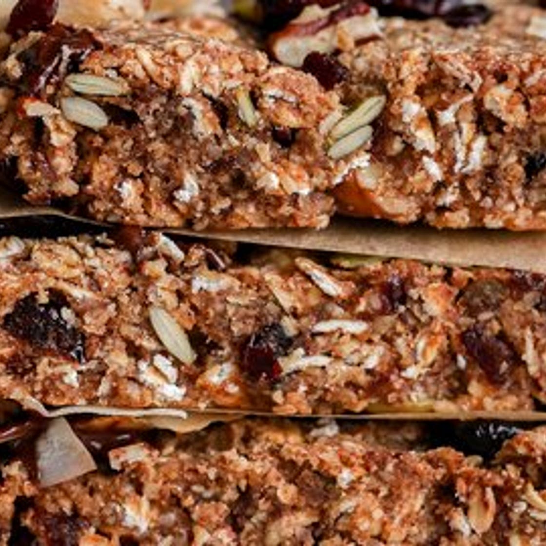 Hazelnut Granola Breakfast Bars