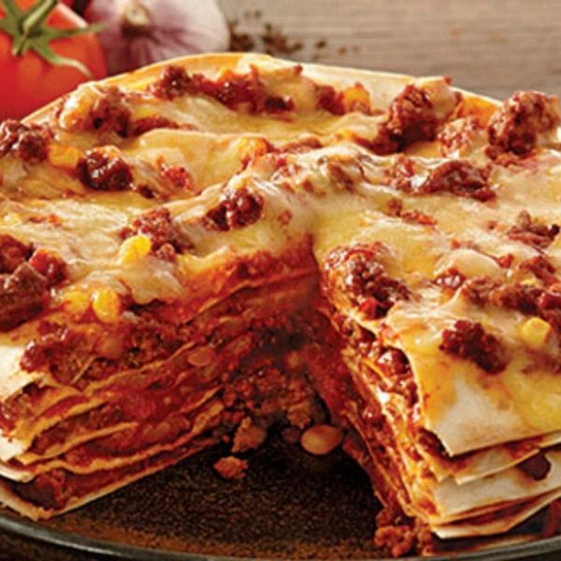 Mexican tortilla stack recipe