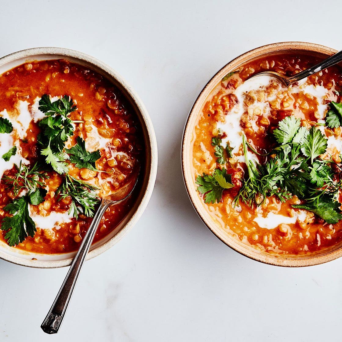 Curried Lentil, Tomato, and Coconut Soup