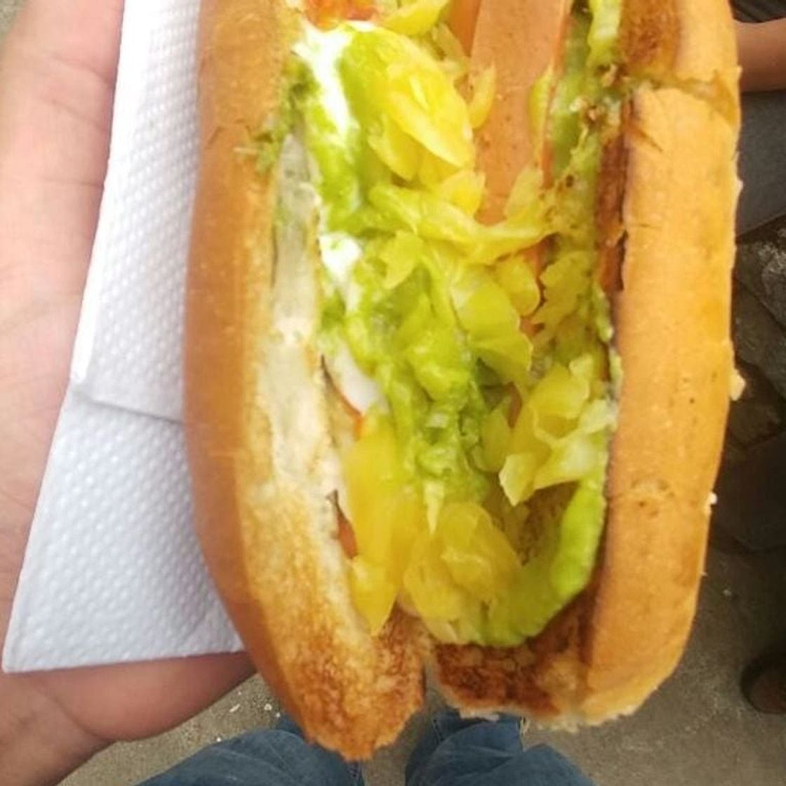 Hot dog revisité façon Guatemala (Shukos)