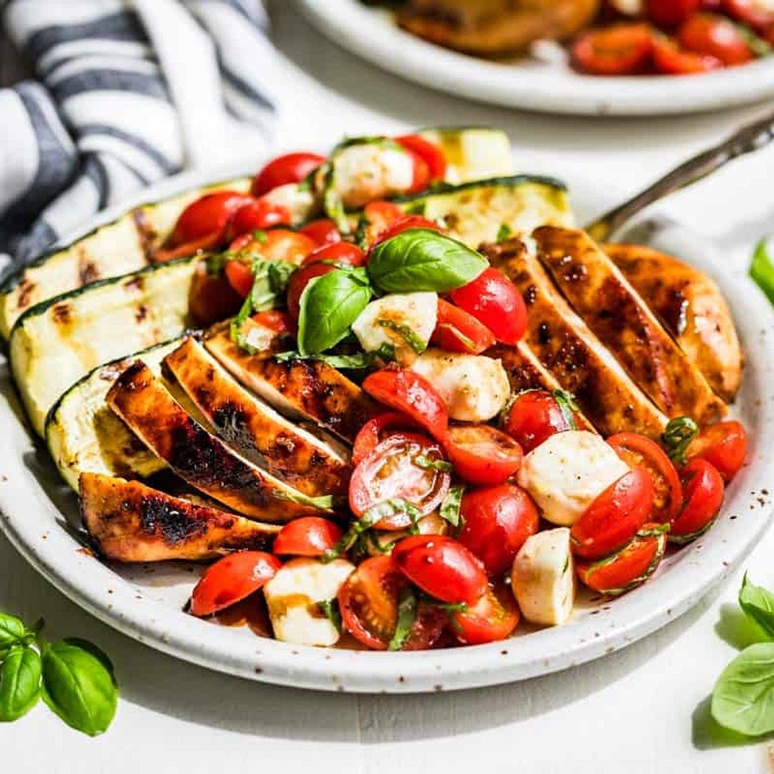 Grilled Chicken Caprese