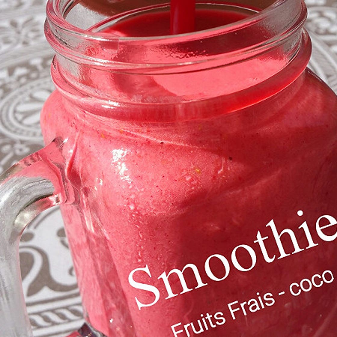 Smoothie fraîcheur fruits rouges & yaourt coco