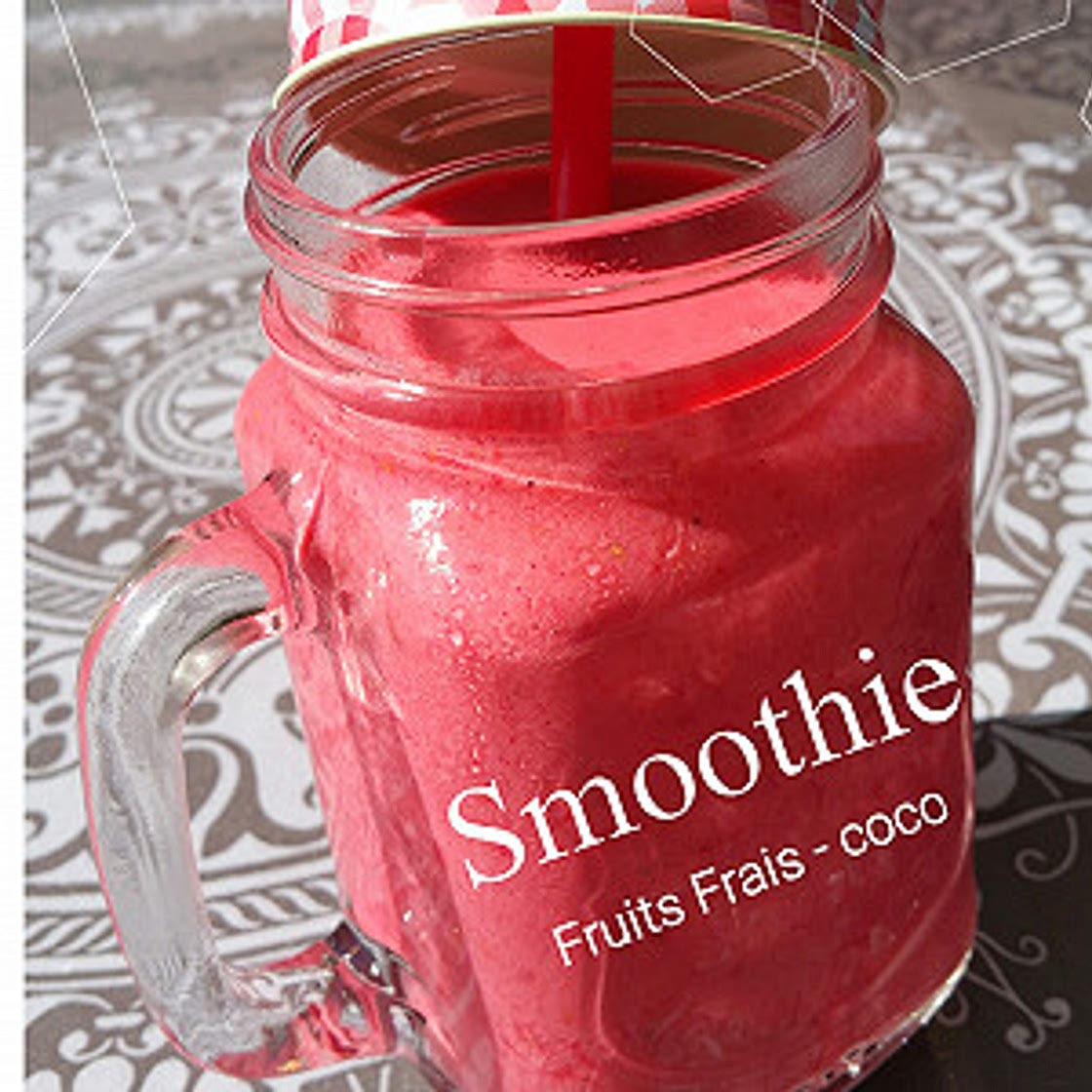Smoothie fraîcheur fruits rouges & yaourt coco