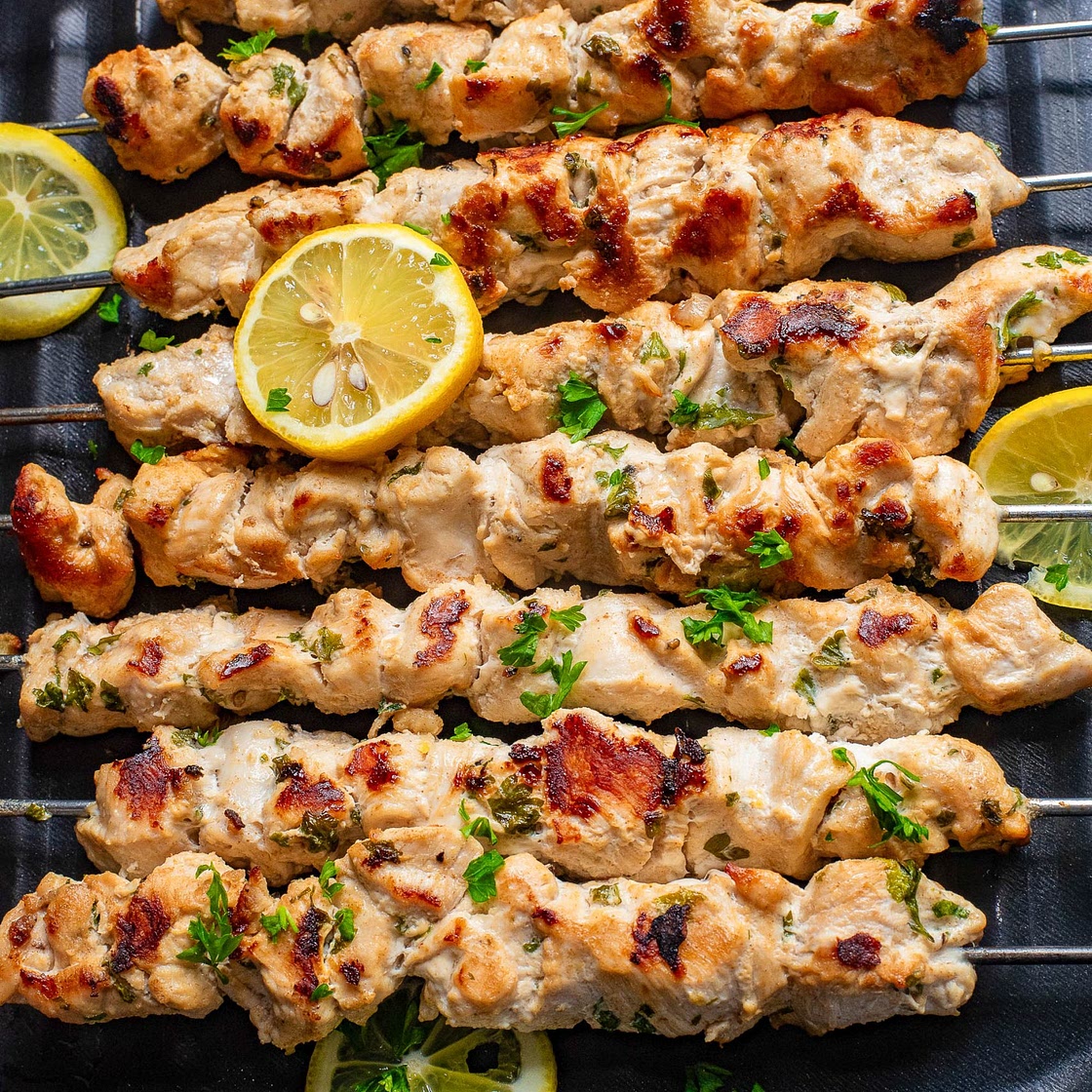Stovetop Chicken Souvlaki