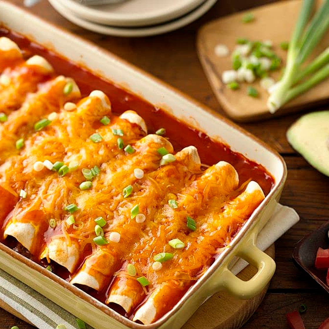 Easy Beef Enchiladas