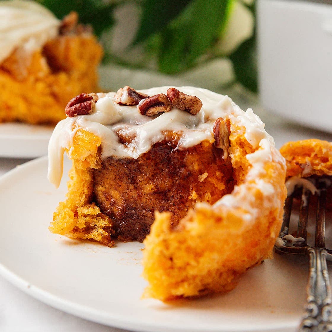 Sweet Potato Cinnamon Rolls