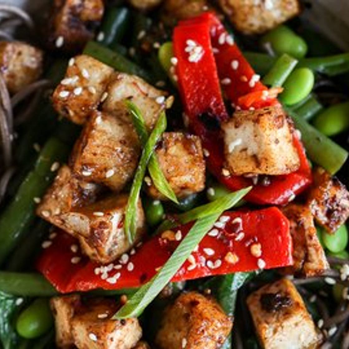 Black Bean Garlic Tofu Nourish Bowl