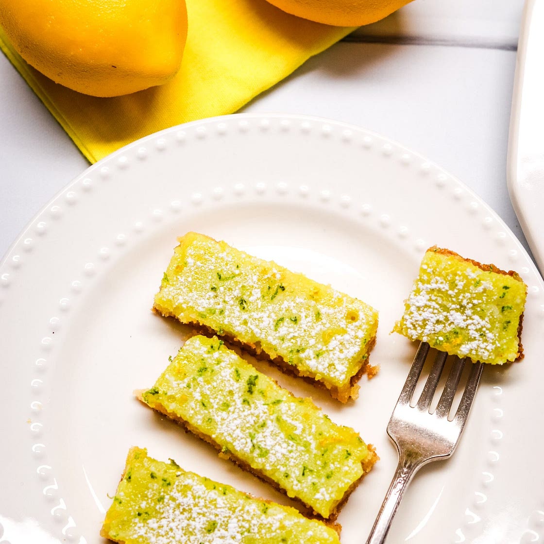 Gluten Free Lemon Lime Bars
