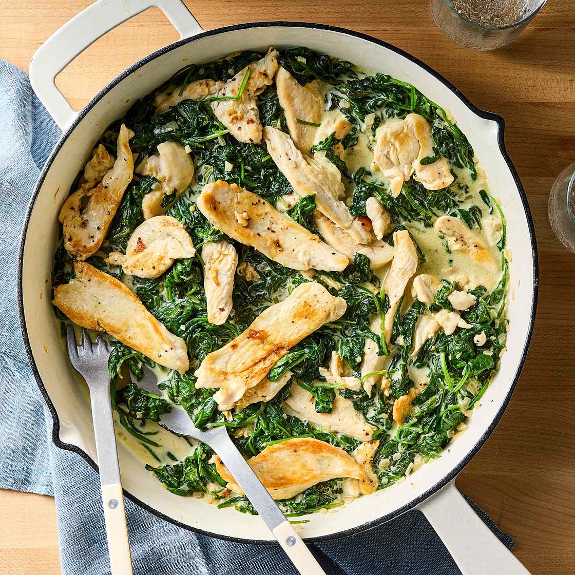 One-Pan Chicken Florentine