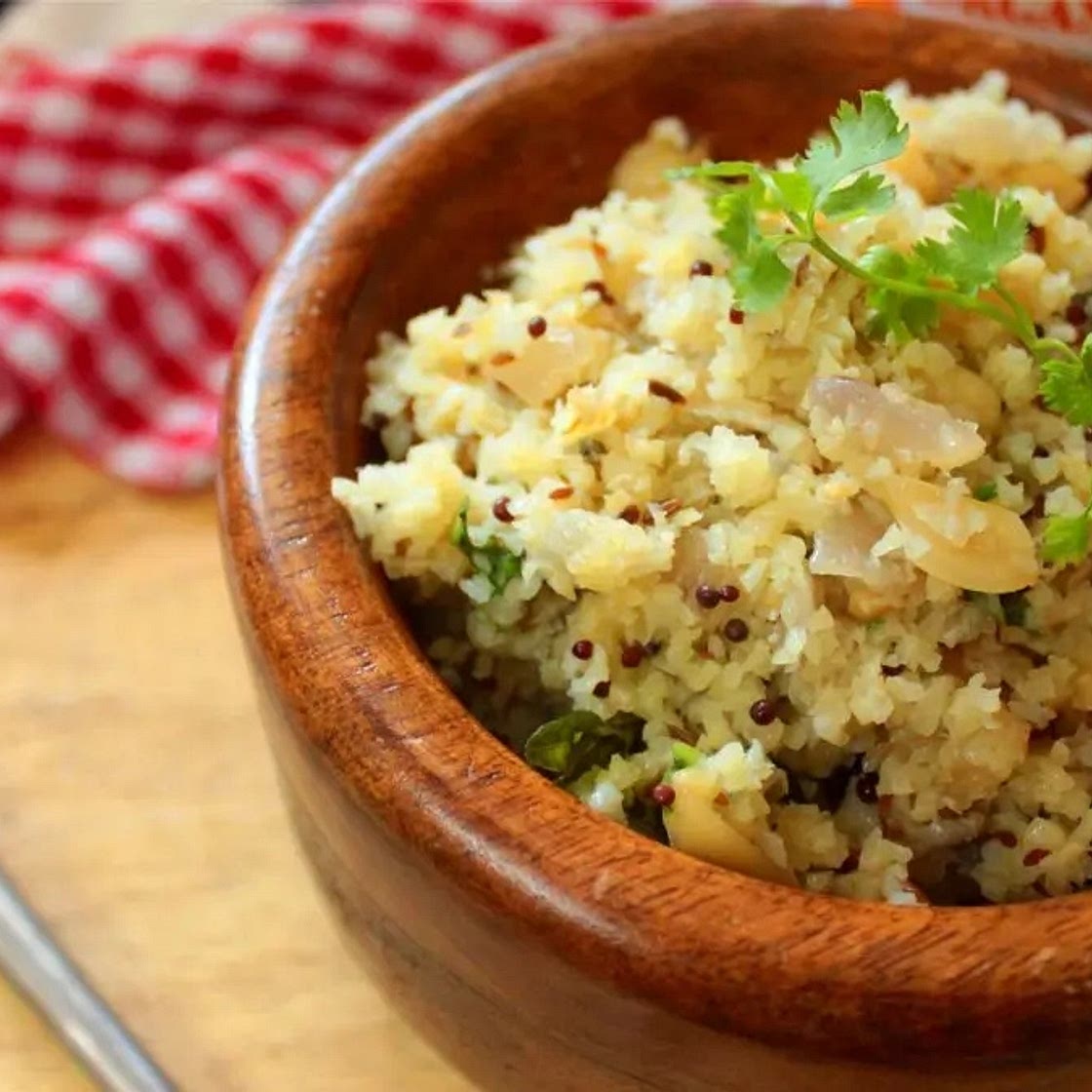 Keto Upma (Indian Breakfast Dish)