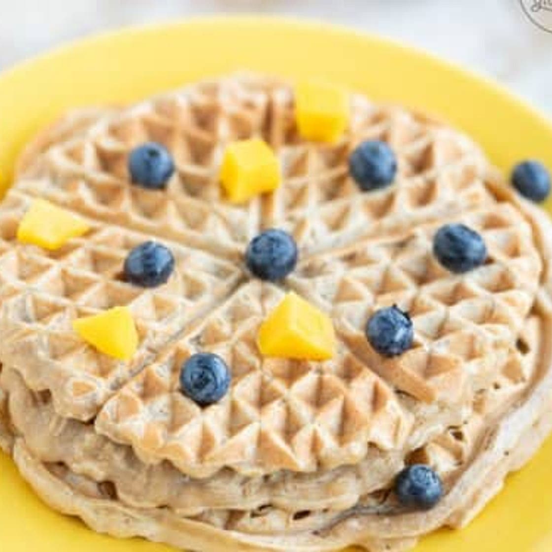 Vegane Waffeln ohne Zucker