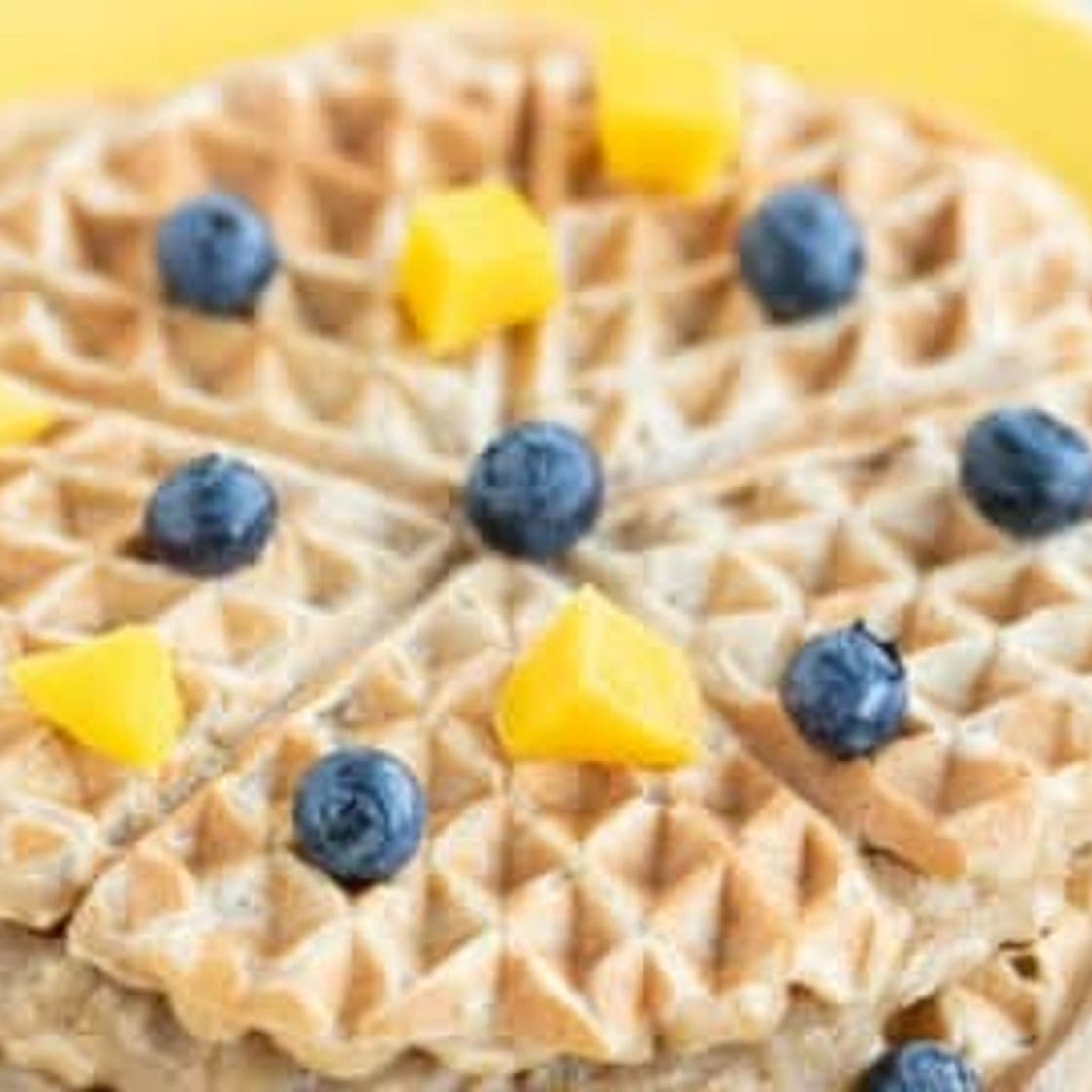 Vegane Waffeln ohne Zucker