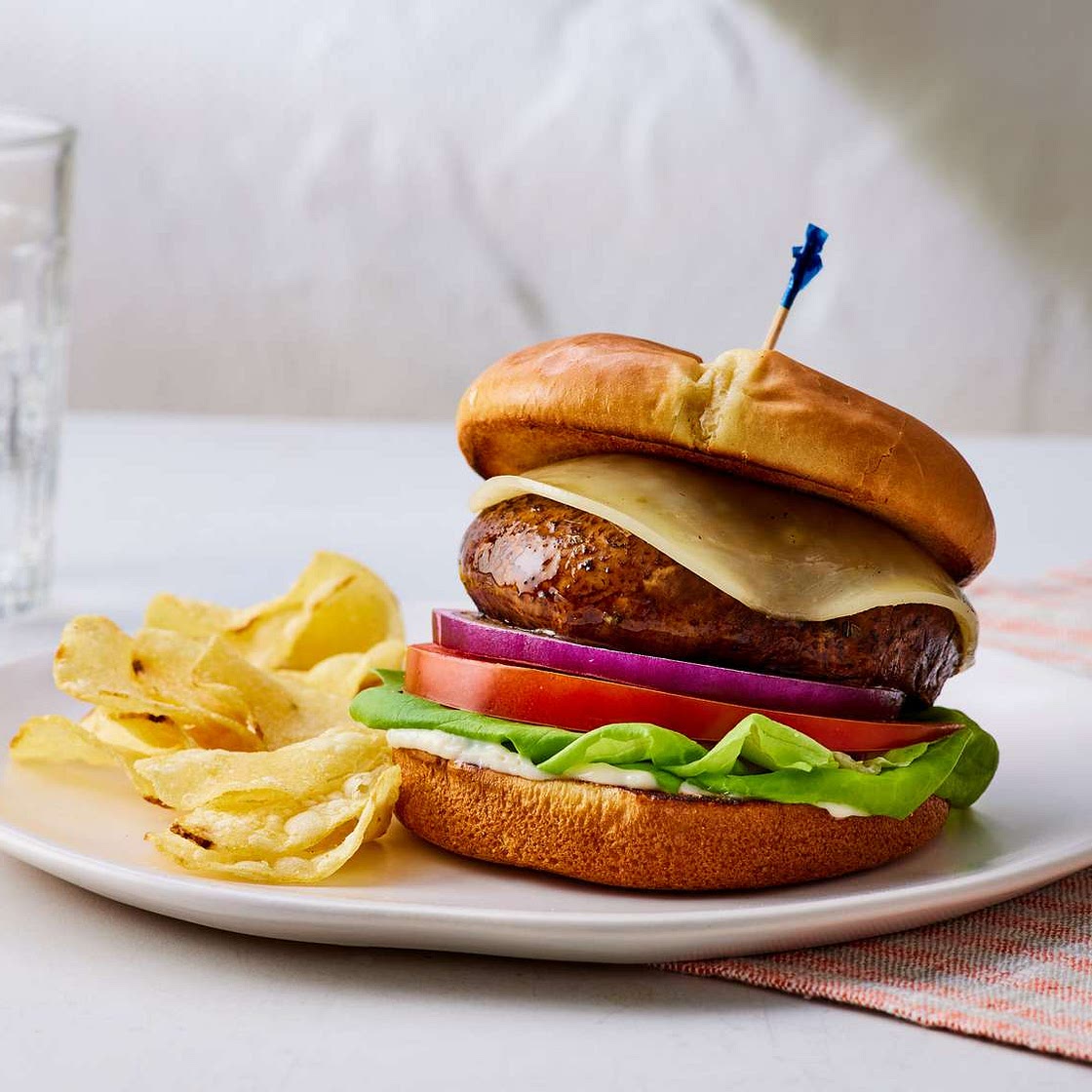 Portobello Mushroom Burgers