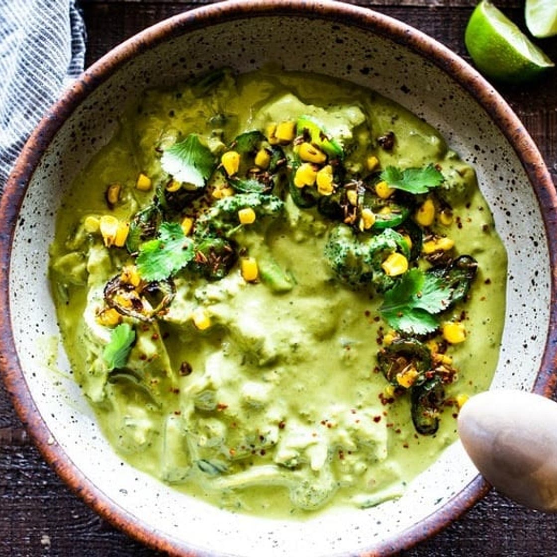 Vegan Broccoli "Cheddar"Jalapeño Soup