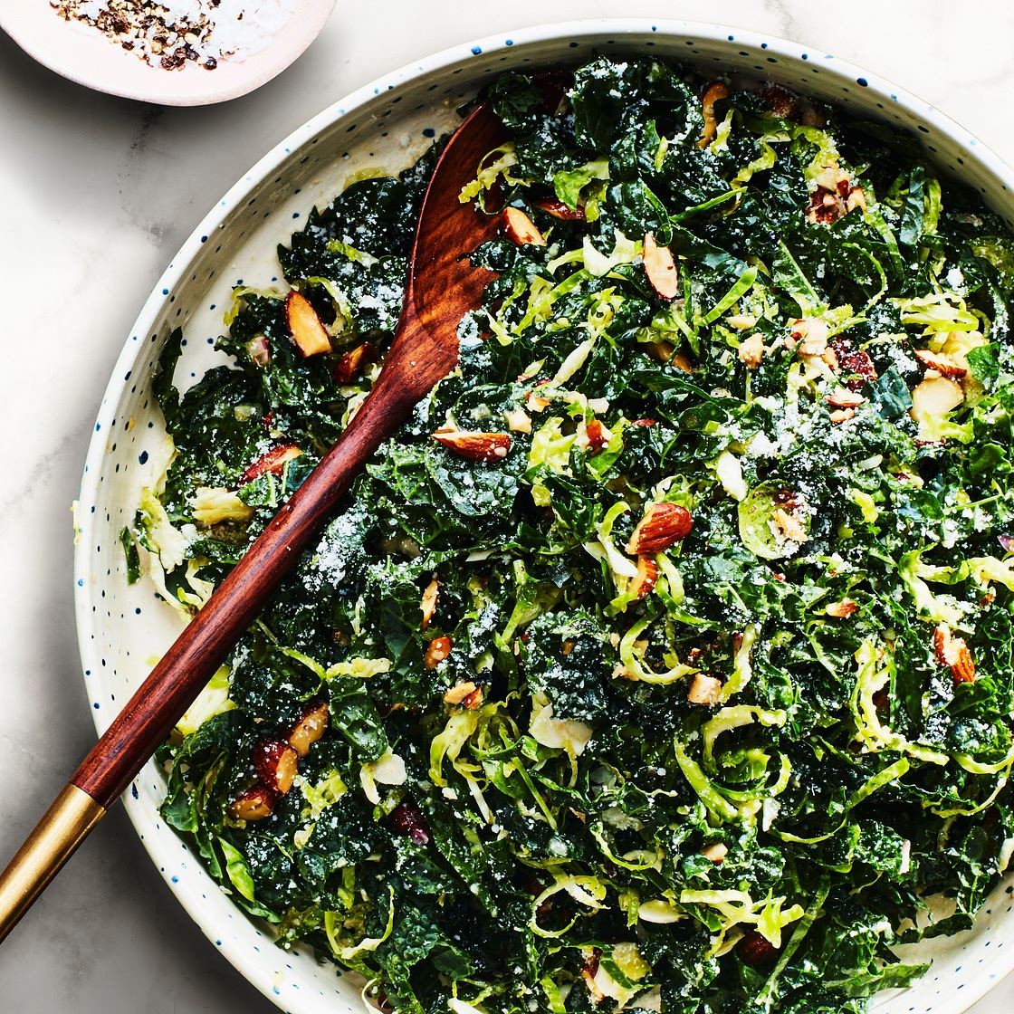 Kale and Brussels Sprout Salad Recipe