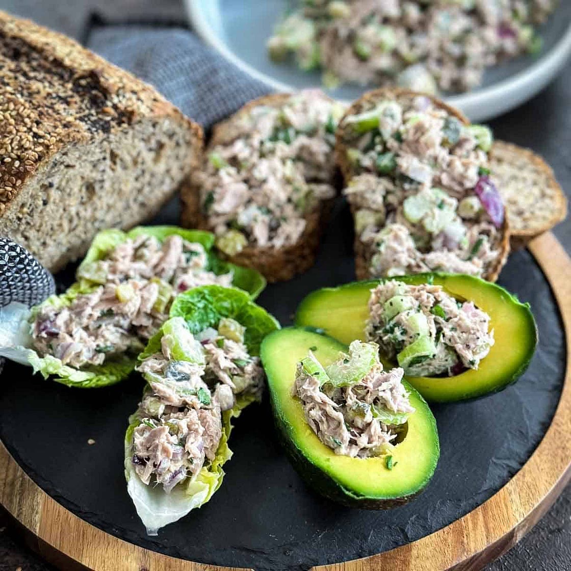 Healthy Tuna Salad [Under 10 Minutes!]