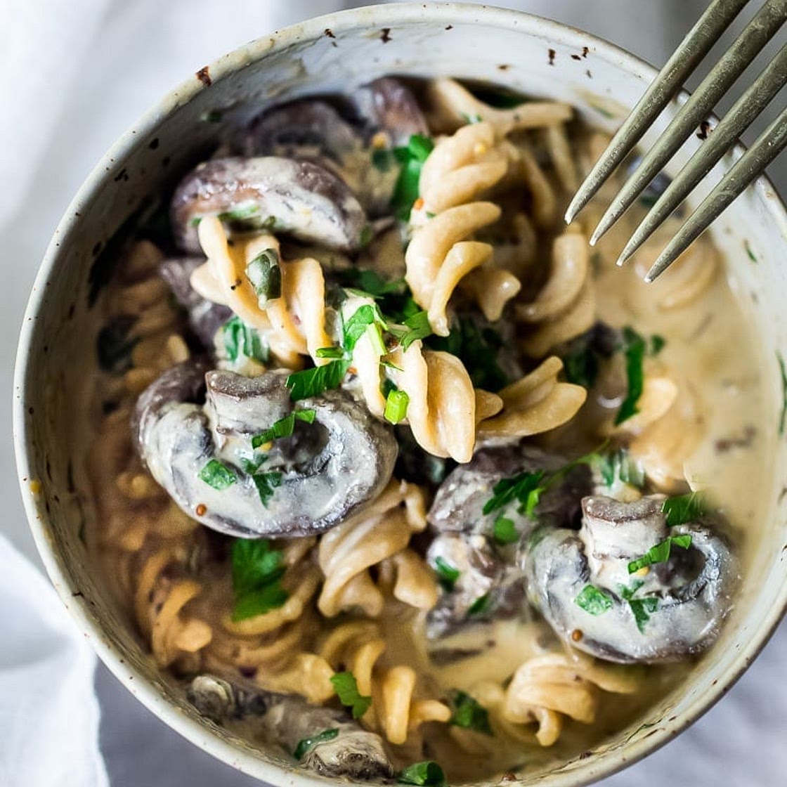 Instant Pot Mushroom Stroganoff