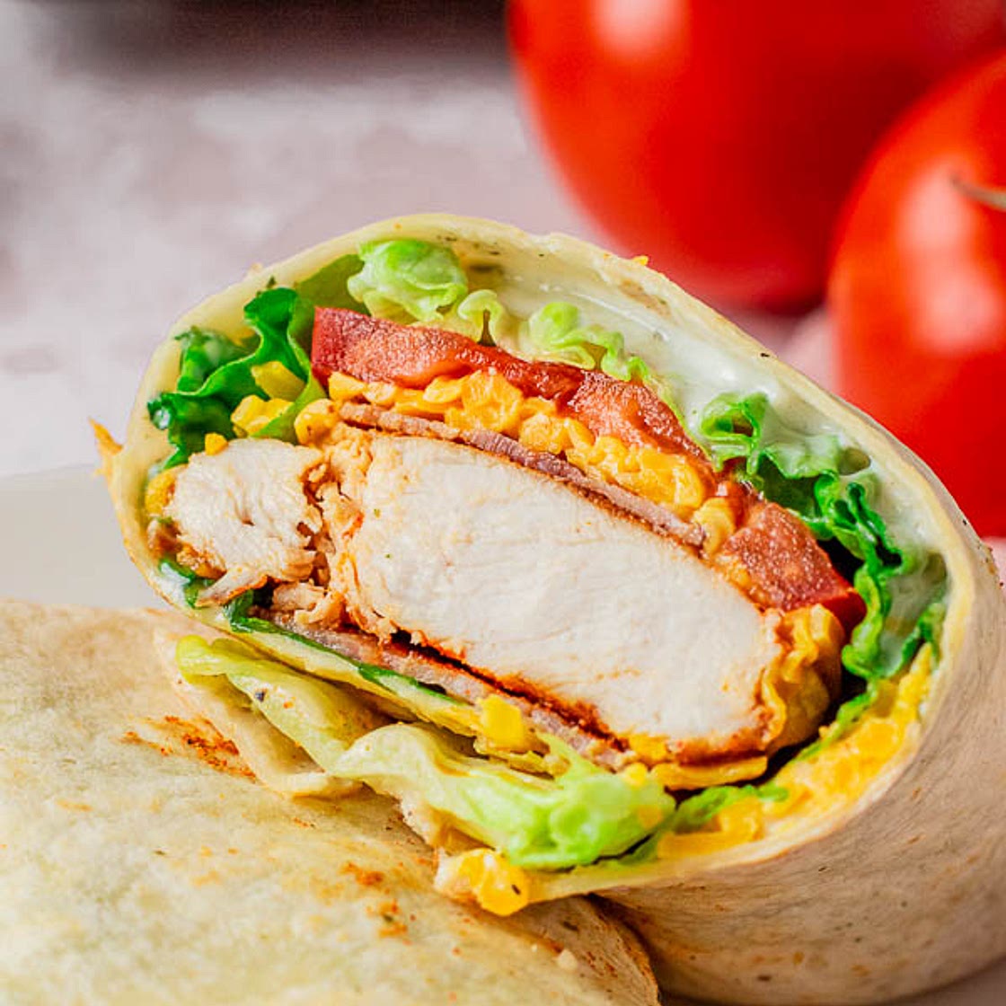 15 MINUTE CHICKEN BACON RANCH WRAP {Crack Wrap}