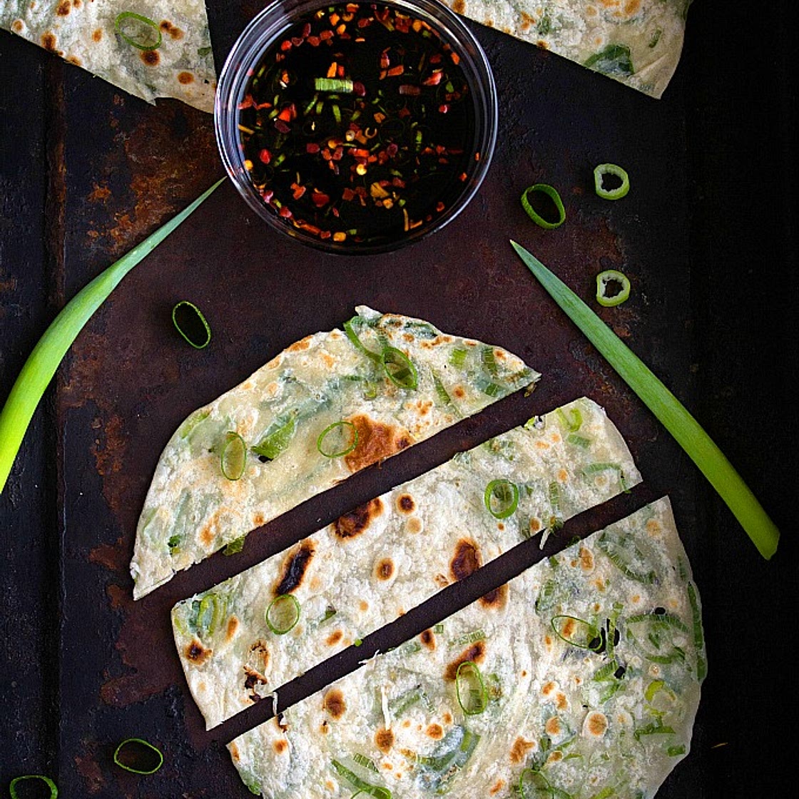 Scallion Pancakes | Spring Onion Pancakes | Video