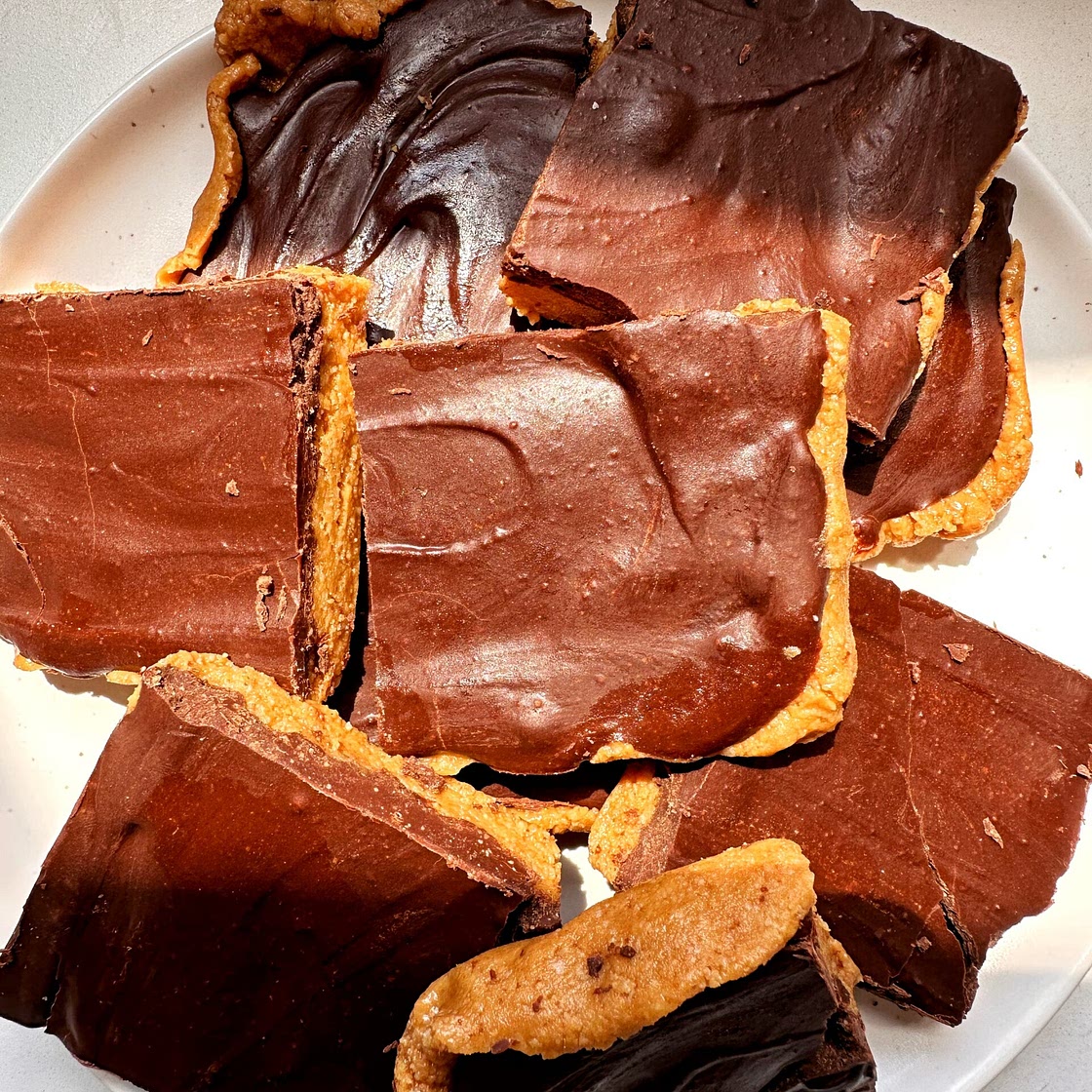 4-ingredient Reese's Bars (gluten-free)