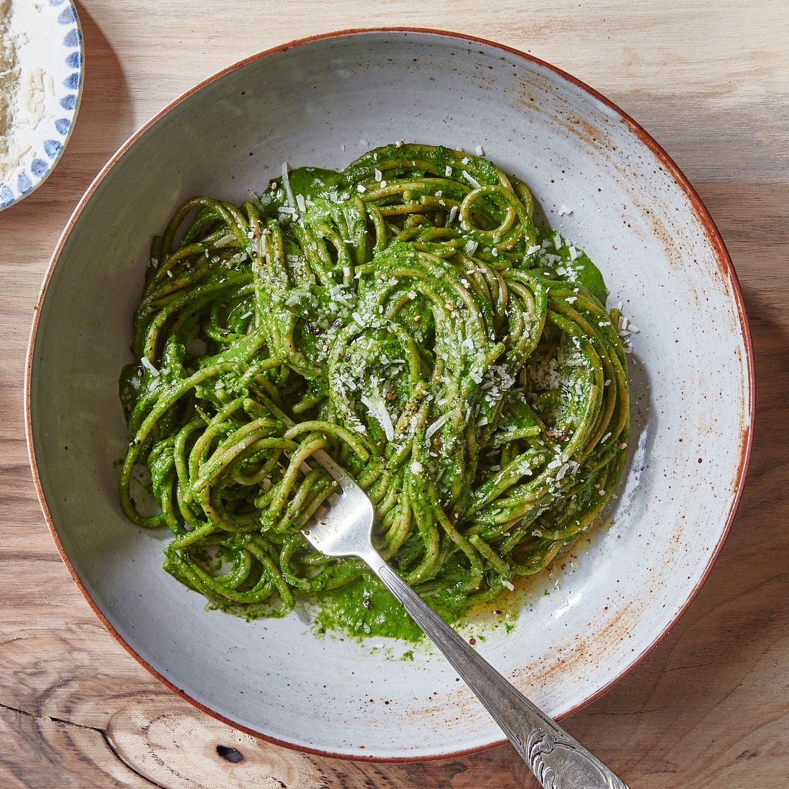 Kale Pesto With Pasta