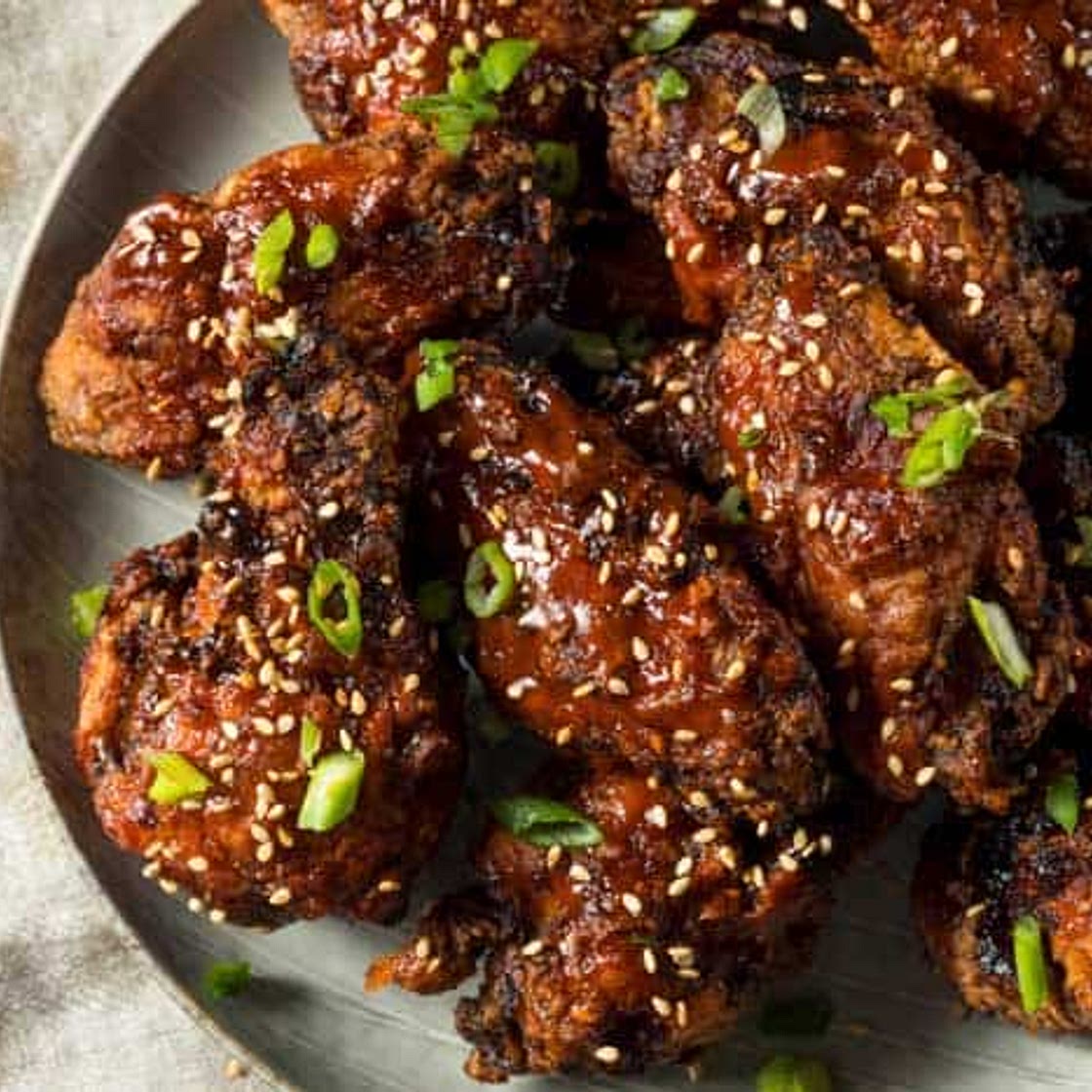 Smoked BBQ Korean Chicken Wings