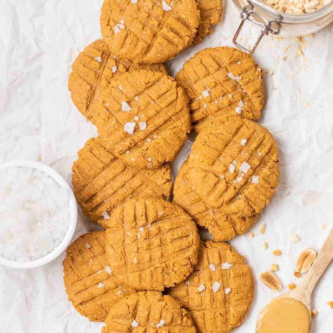Powdered Peanut Butter Cookies (PB2 cookies)