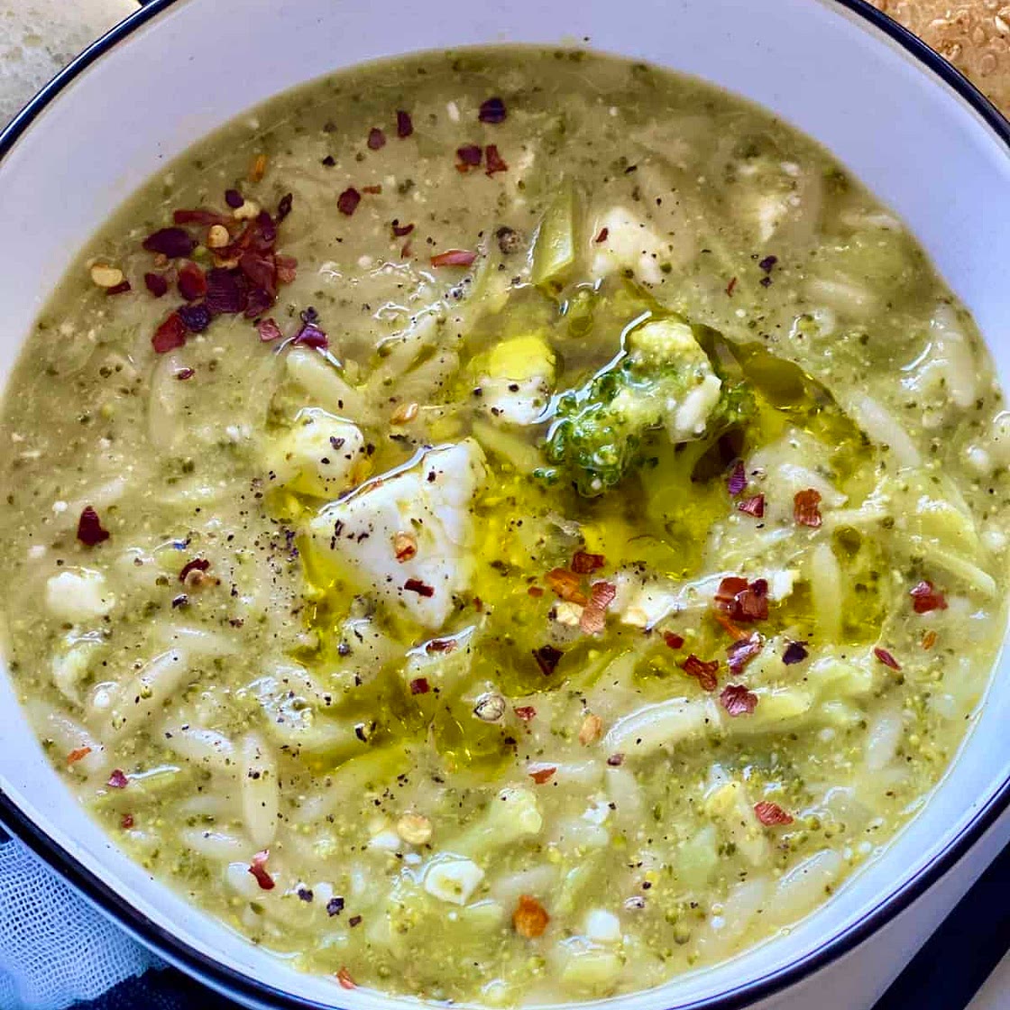 Broccoli Feta Soup