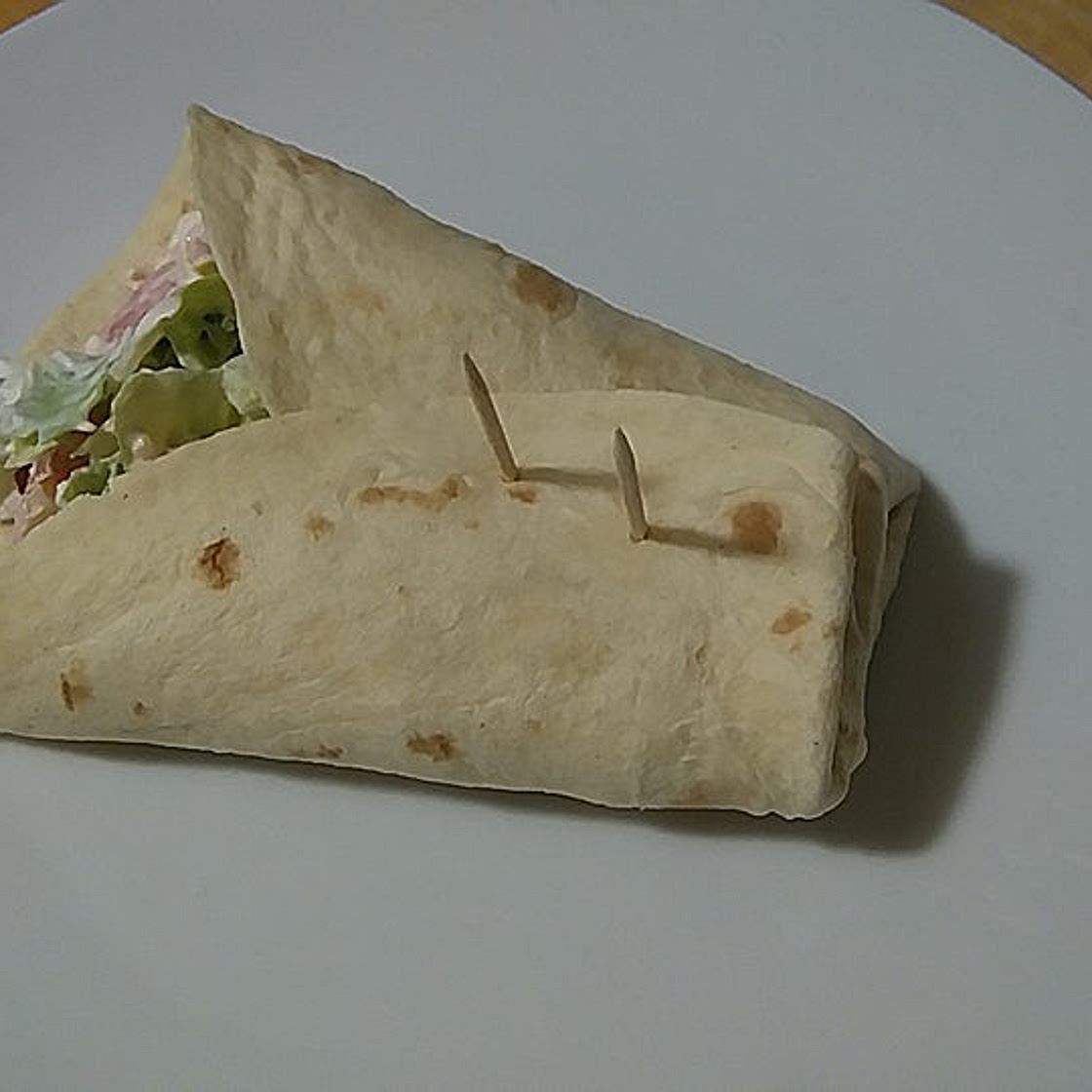 Schnelle vegetarische Wraps