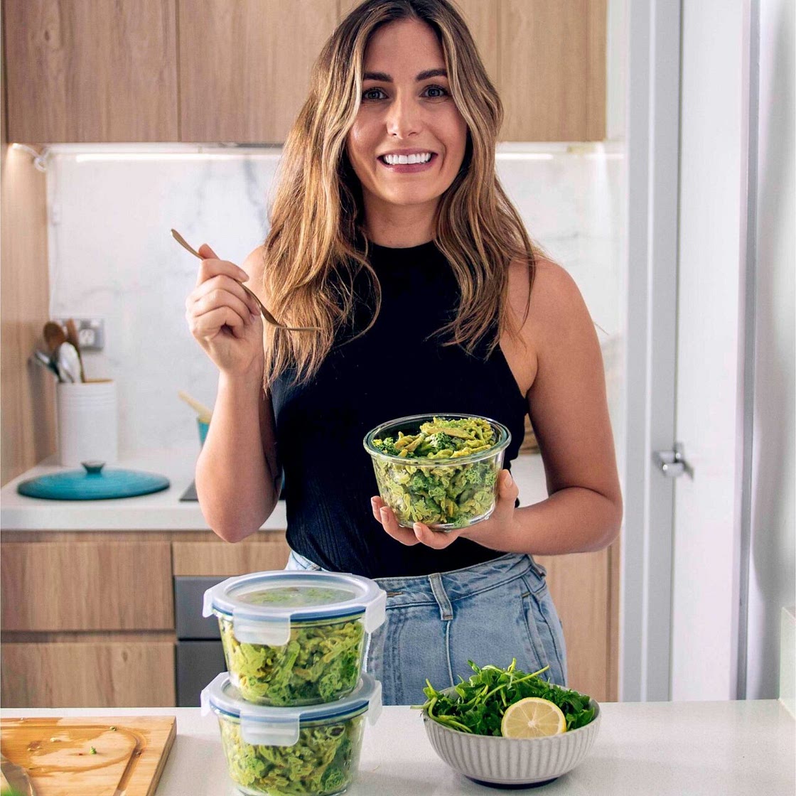 Supergreen High-Protein Pasta (Meal-Prep)