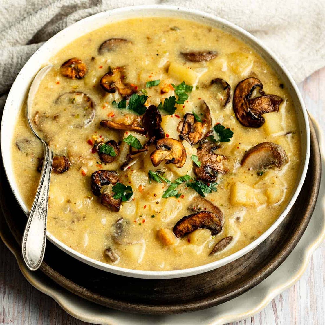 Mushroom Potato Soup