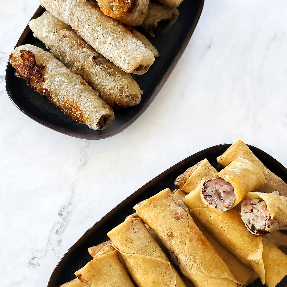 Authentic Crispy Vietnamese Fried Spring Rolls (Chả Giò) Made Two Ways