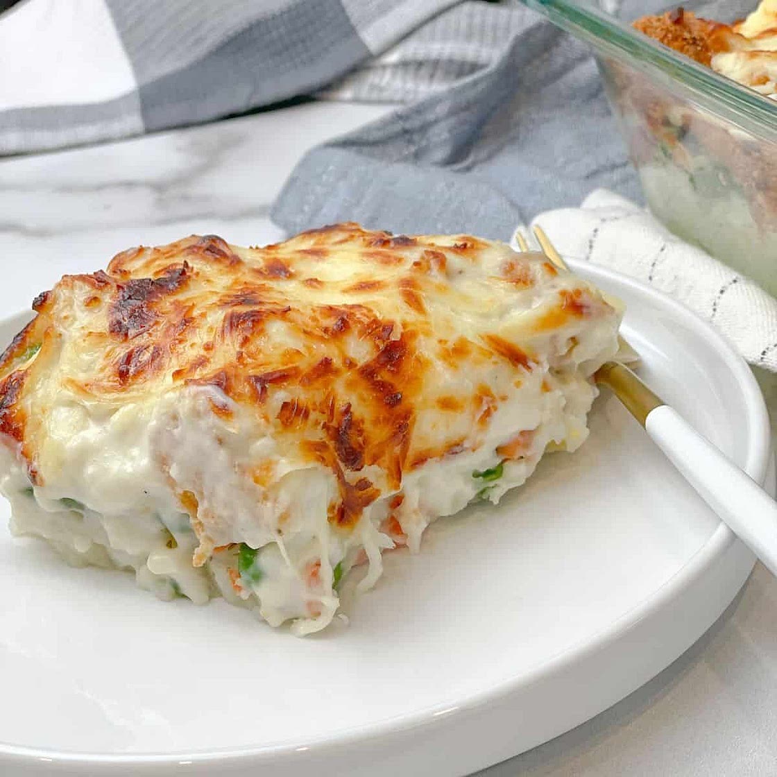 Chicken and Potato Béchamel Bake